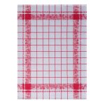 Torchon le jacquard franais 60x80 fraises / rouge 100% coton 327005