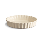 Tourtire haute en cramique  28 cm blanc argile 281478