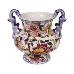 Vase dragons pivoines 753180