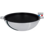 Wok inox 24 cm casteline amovible avec revtement antiadhrent ex. . . 126639