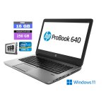 Hp 640 g1 core i5 - sous windows 11 - ram 16 go - ssd 250 go - n�
