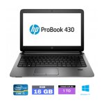Hp probook 430 g1 core i5 - ram 16 go - windows 10 - ssd 1 to -