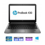 Hp probook 430 g1 core i5 - ram 16 go - windows 10 - ssd 500 go -
