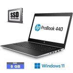Hp probook 440 g5 - intel core i5 - 8 go ram - windows 11 - ssd 250
