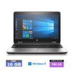 Hp probook 650 g1 i5 - ram 16 go - ssd 500 go - windows 11 - n�2711236