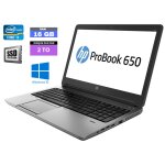 Hp probook 650 g1 - windows 10 - ssd 2 to - core i3 - ram 16 go -