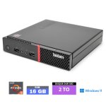 Lenovo m715q amd pro a10 - 9700e - ram 16 go - ssd 2 to windows 11 -
