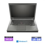 Lenovo t440 - windows 11 - core i5 - ssd 500 go - ram 16 go - webcam