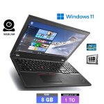Lenovo t550 - core i5 - webcam - windows 11 - ssd 1 to - ram 8go -