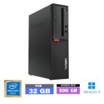 Lenovo thinkcentre m710s sff - 32 go ram - ssd 500 go - pentium gold