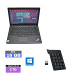 Lenovo x270 - windows 10 - ssd 2 to - ram 16 go avec pav numrique s
