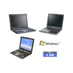Lot de 3 pc portable dell sous windows 7 - ram 2 go - grade b