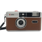 Agfaphoto appareil photo argentique rutilisable 35mm marron