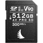 Angelbird carte sdxc av pro uhs - ii v90 512gb 300mb / s