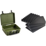 B&w outdoor case type 1000 mousse prdcoupe vert