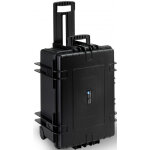 B&w outdoor case type 6800 mousse pr�d�coup�e avec trolley noir