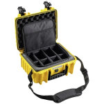 B&w valise + sac photo type 3000 jaune