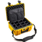 B&w valise + sac photo type 4000 jaune