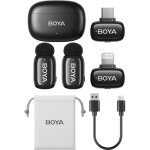 Boya mini 2 - 01 couteurs (1rx usb - c + 1rx lightning + 2tx) noir