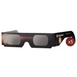 Bresser lunette pour eclipse solaire design b - lot de 5