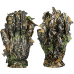 Buteo photo gear gants camouflage feuilles 3d