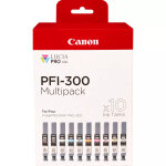 Canon encre multipack pfi - 300 mbk / pbk / c / m / y / pc / pm / r / gy / co Canon encre multipack pfi - 300 mbk / pbk / c / m / y / pc / pm / r / gy / co