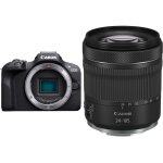 Canon eos r100 + canon rf 24 - 105mm f / 4 - 7. 1 is stm