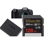 Canon eos r8 + rf 24 - 50 f / 4. 5 - 6. 3 + batterie lp - e17 + carte 128gb
