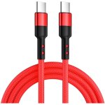 Caruba cble usb - c 60w 3m rouge