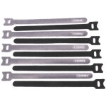 Caruba collier attache - cble noir (10 pices) fx - 2z