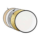 Caruba réflecteur 5en1 rond 56cm(silver, sunyellow, white, translucent) Caruba réflecteur 5en1 rond 56cm(silver, sunyellow, white, translucent)