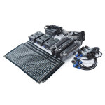 Cineroid saturn 120 kit de 3 panneaux led rgbw