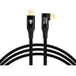 Cobratether cordon coud usb - c / usb - c 90 10m noir