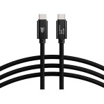 Cobratether cordon usb - c / usb - c 0. 5m noir