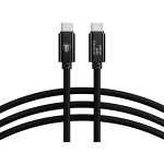 Cobratether cordon usb - c / usb - c 1. 2m noir