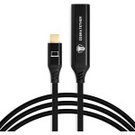 Cobratether rallonge usb - c / usb - c femelle 10m noir Cobratether rallonge usb - c / usb - c femelle 10m noir