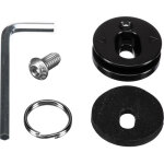 Cotton carrier attache rapide inox plate