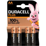 Duracell piles alkaline plus aa x4