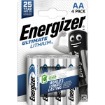 Energizer ultimate lithium piles l91 aa (x4)