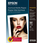 Epson papier photo a3 50 feuilles archival mat