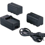 Falcon eyes kit chargeur + 2x batteries np - f750