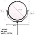 Falcon eyes lampe led bi - color sophiez so - 68td