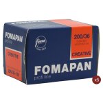 Foma fomapan creative 135 200 asa 36 poses - lot de 5