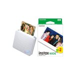 Fujifilm imprimante instax link wide 2 bleu + film bipack (20 poses)
