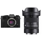 Fujifilm x - t30 iii noir + sigma 18 - 50mm f / 2. 8 dc dn fuji x