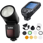 Godox kit flash speedlite v1 + x - pro ii + accessoires pour fuji
