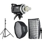 Godox kit flashs de studio ms300 (x2) avec softbox (x2) et trpieds