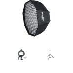 Godox softbox 80cm + adaptateur s2 + trpied 260t
