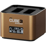 Hahnel procube3 chargeur double pour olympus