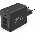 Hama chargeur rapide usb - c / 3x usb - a 35w noir